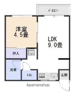 いずみハイツ石原2【103号室】の間取り
