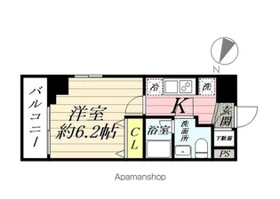 アイル プレミアム横浜ノルド【5階】の間取り