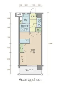 ミルフィーユ90【702号室】の間取り