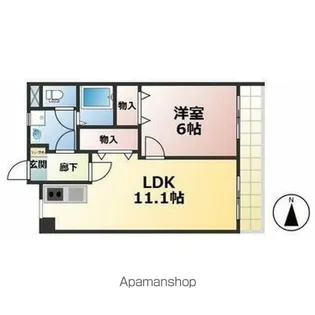 エンブレム梅本【2階】の間取り