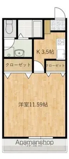 サザン27前川ビル【2階】の間取り