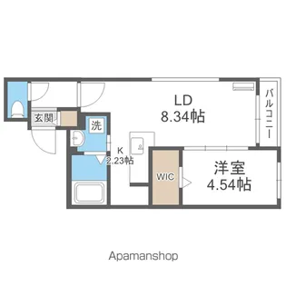 癒禅【4階】の間取り