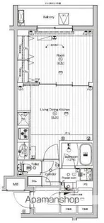 PREMIUM CUBE東高円寺DEUX【2階】の間取り