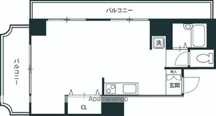 ワコー第三マンション【6階】の間取り
