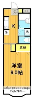 サンレント朝日【3階】の間取り