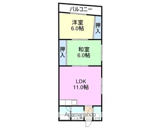 リエールビル【4階】の間取り