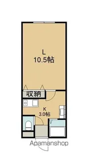 カーサ・デ・クエルノⅡ【2階】の間取り