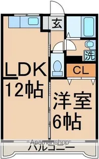 ゴールデンパレス【2階】の間取り