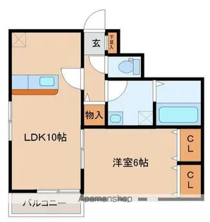 GRANDE神谷沢弐番館【1階】の間取り