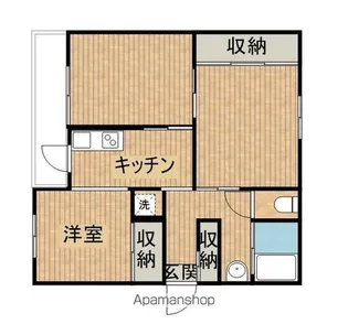 ムーンアフロヒル【3階】の間取り