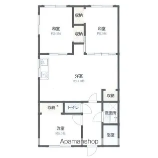 サンハイツいずみ【603号室】の間取り