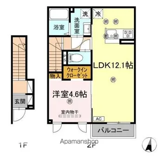 ビバーチェ城東【2階】の間取り