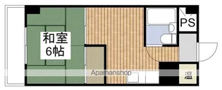 チサンマンション南浜【803号室】の間取り