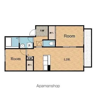 二色の浜グリーンヴィレッジ【1階】の間取り