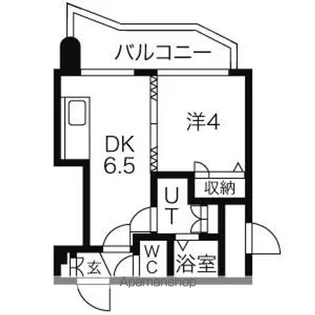 ラフォーレ円山公園【5階】の間取り