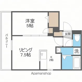 プレミアシティ美園【4階】の間取り