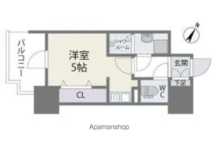 MODERN PALAZZO 天神南II【3階】の間取り