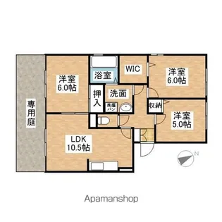そなぎハイツ【1階】の間取り
