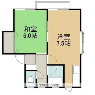 プレザントハウスMⅡ【101号室】の間取り