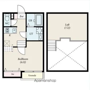 CREO栄生壱番館【203号室】の間取り