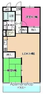 メゾン山木【3階】の間取り