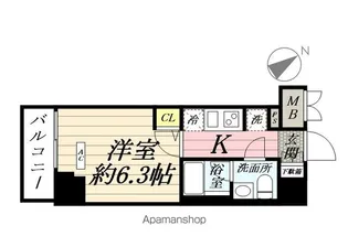 SHOKEN RESIDENCE横浜鶴見Ⅴ【2階】の間取り