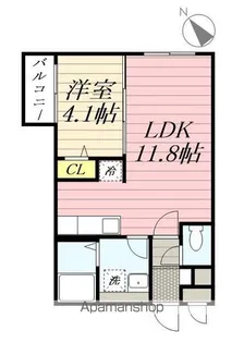 ライトベル新琴似【401号室】の間取り