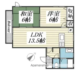 フォーレス【1階】の間取り