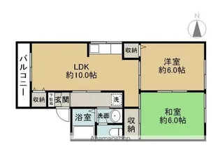 ラ ノーブル ビル青山A【2階】の間取り