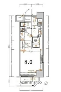 ジーベックときわ台【6階】の間取り
