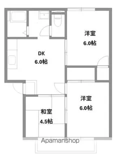 リバーサイド和泉【102号室】の間取り