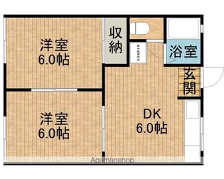 コンシェール萩原A【1階】の間取り