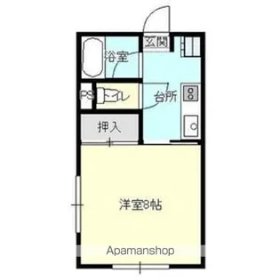 ラビハウス7【D号室】の間取り