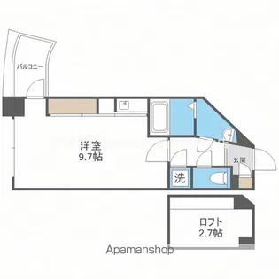 フォレステージュ江坂垂水町【10階】の間取り