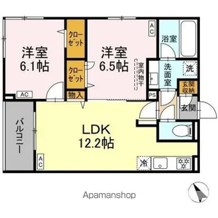 ASSETーCOURT世田谷船橋【3階】の間取り