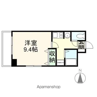 ヒルトップ晩翠【506号室】の間取り