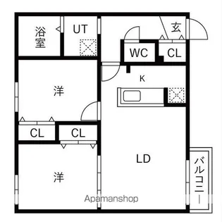 TERRACE SOEN【2階】の間取り