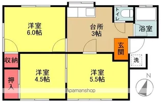 メゾン小川【B201号室】の間取り