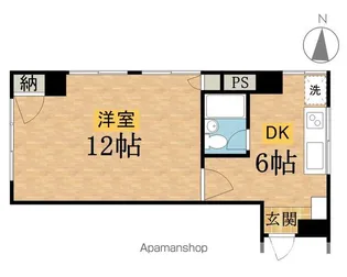 千代田マンション八王子【3011号室】の間取り