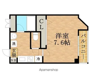 ラフォンテ十三【201号室】の間取り