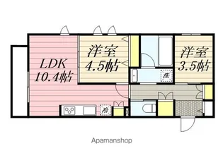 UPFIELD【3階】の間取り