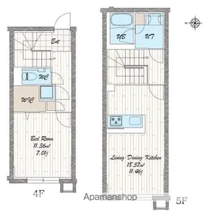 QUADOR NOIE 池下【4階】の間取り