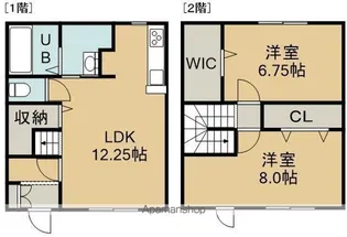 Prime Maison 1号館【F号室】の間取り