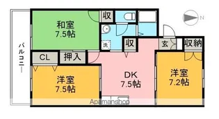 パラッツオ・M【2階】の間取り