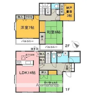 埼玉県入間市大字新光【一戸建】の間取り