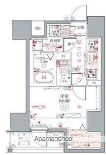 クレヴィスタ板橋【2階】の間取り