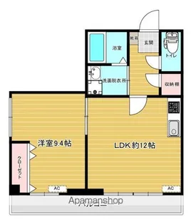 リファレンス愛宕【4階】の間取り