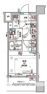 ラクラス横浜【3階】の間取り