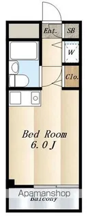 アカンサスシティーハイム【2階】の間取り