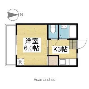 小坂東ハイツ【306.号室】の間取り